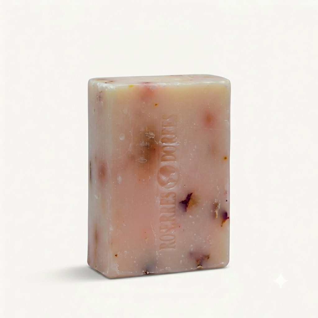SAVON Une Roseraie Française vrais pétales de Rose