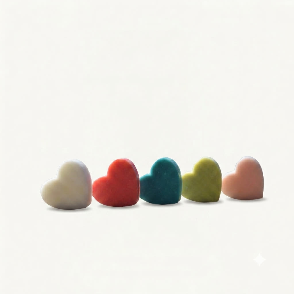 Savon coeur parfume