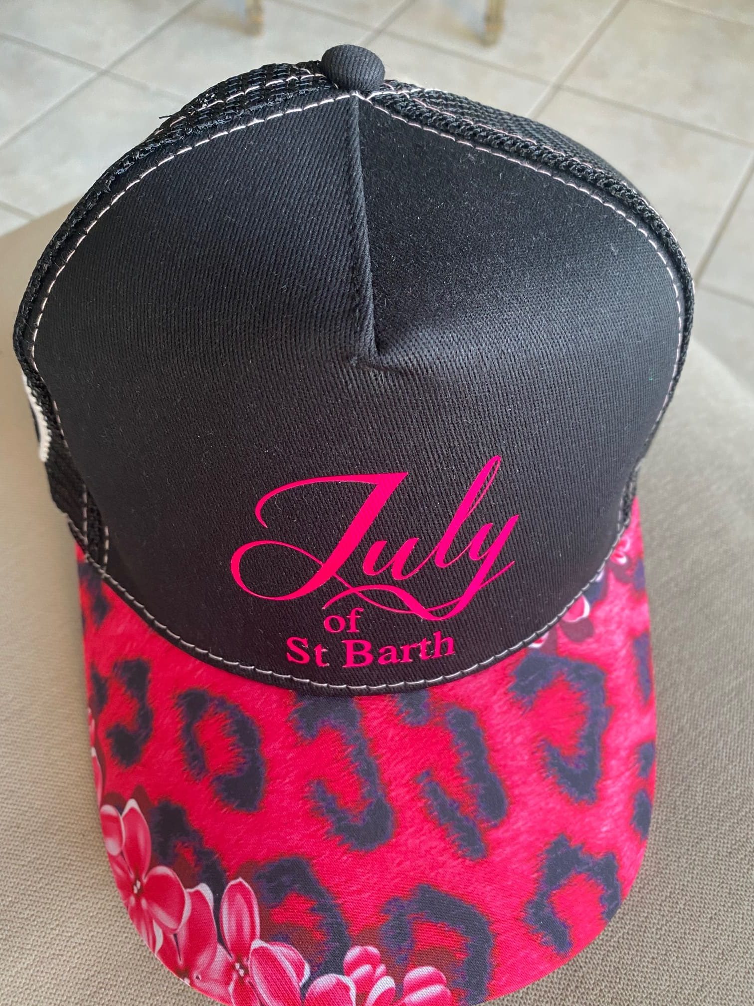 CASQUETTE ROSE JULY OF ST BARTH